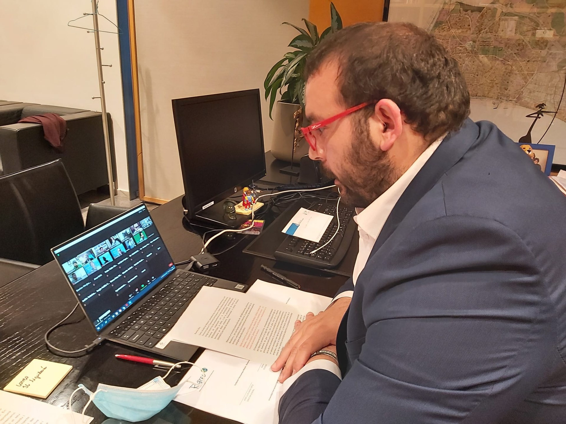 El president del Consorci de Residus, David Bote, a l'acte de signatura. Foto: Ajuntament de Mataró El president del Consorci de Residus, David Bote, a l'acte de signatura. Foto: Ajuntament de Mataró
