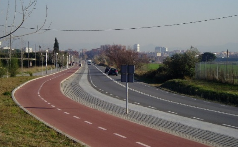 Carril bici als boscos de Can Déu | BITER Carril bici als boscos de Can Déu | BITER