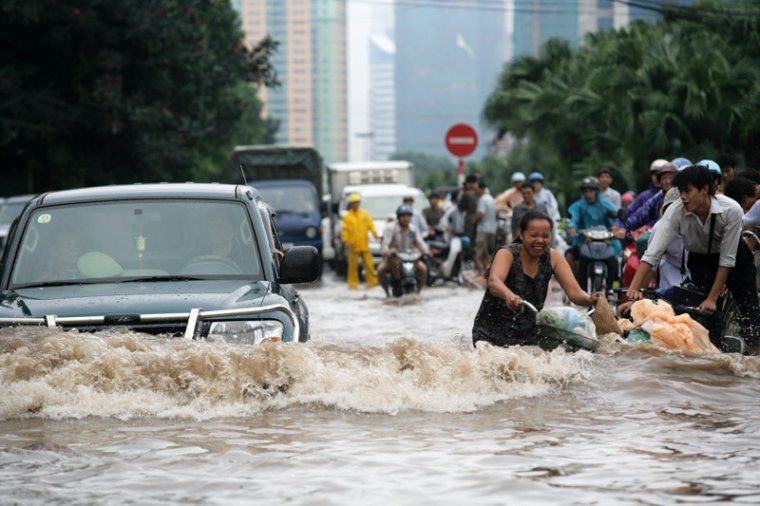 Inundacions a Hanoi (Vietnam) l'any 2008. | Haithanh (CC)