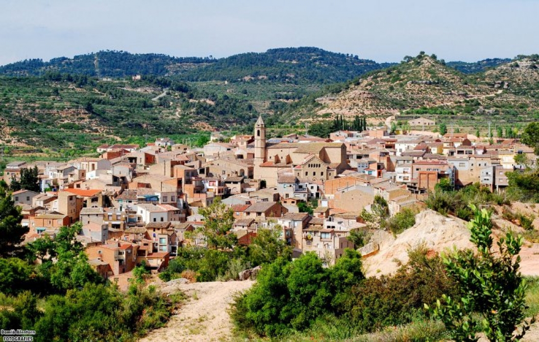 Vista del poble de Cervià de les Garrigues (Lleida) | Damià Alentorn (CC)