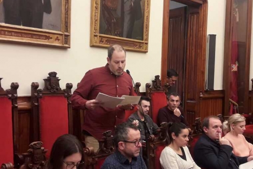 Carles Caballero al ple | J. M.O.