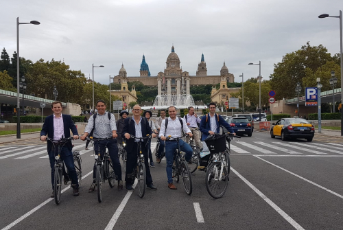 Foto: Bikefriendly. Equip de preparació de la candidatura del Congrés