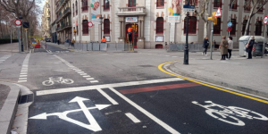 Continua l’ampliació i la millora de la xarxa de carrils bici a Barcelona