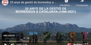 25 anys de l’inici de la recollida selectiva de la fracció orgànica de residus municipals (FORM) a Catalunya (1996-2021)