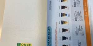 Calendaris de la recollida porta a porta en braille al Berguedà