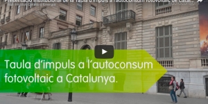 Presentació de la creació de la Taula d'impuls a l'autoconsum fotovoltaic de Catalunya