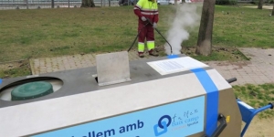 Nou sistema ecològic per eliminar males herbes amb vapor d’aigua