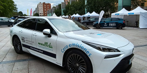 El vehicle d'hidrogen protagonitza el Velèctric de Reus