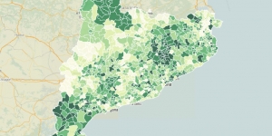 Mapa de la recollida selectiva per municipis