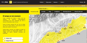 Nova web i APP del servei meteorològic del Consell Comarcal del Maresme