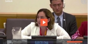Colau demana des de l’ONU més finançament contra la contaminació i per fer front a l'emergència climàtica