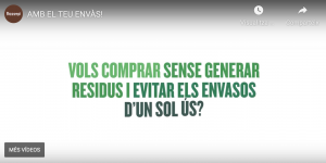 S'arriba a un acord perquè supermercats i gremis de comerciants acceptin els envasos que els seus clients portin de casa per tal de comprar sense residus