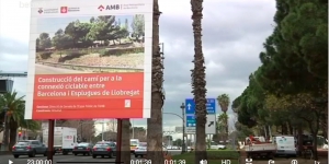 El carril bici Barcelona-Esplugues, a punt