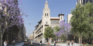 Els vianants i el transport públic, protagonistes de la nova via Laietana