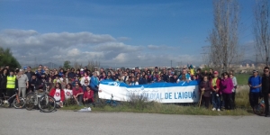 L'Hospitalet celebra el Dia mundial de l'Aigua amb l'apadrinament del riu Llobregat