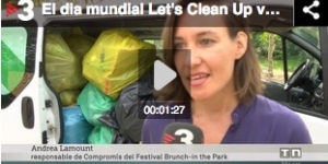 El dia mundial Clean Up vol conscienciar del gran problema dels plàstics en el medi ambient
