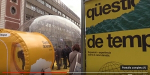 Mataró acull la primera parada de l’exposició de la Diputació de Barcelona ‘Qüestió de temps’ sobre el canvi climàtic