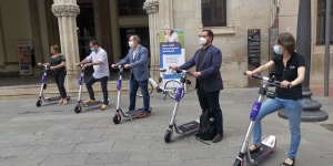 Reby implanta a Terrassa una flota de bicicletes i patinets elèctrics que mesuraran la contaminació atmosfèrica de la ciutat