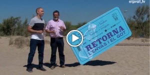 S'inicia a la platja del Prat una prova pilot de recollida d’envasos