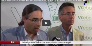 Es presenta el projecte garrotxí WeBatt que vol afavorir l’autoconsum energètic
