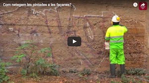 La neteja de pintades a Barcelona serà més sostenible ambiental i socialment